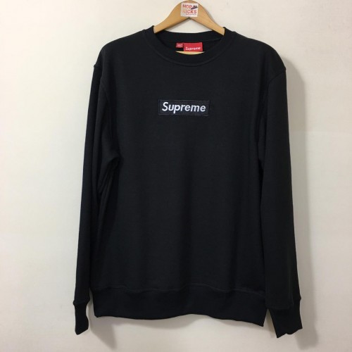 Supreme Black Logo Sweatshirt [Hop Batch]
